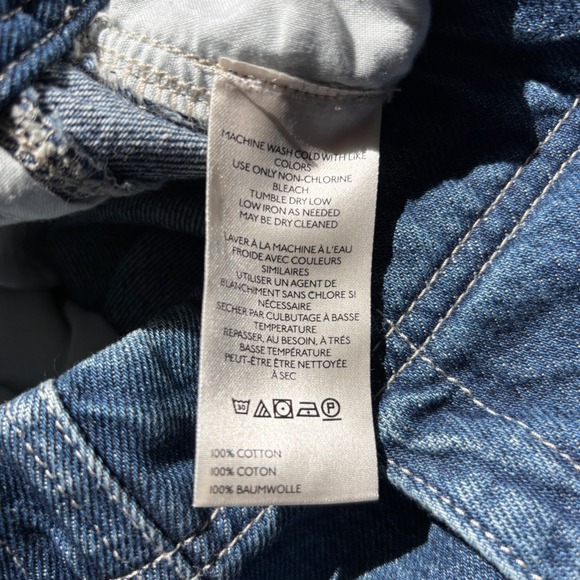 Pilcro and the Letterpress High Rise Barrel Wide Leg Jeans Blue Denim 28 - Picture 11 of 16